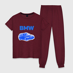 Женская пижама Blue bmw