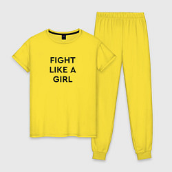 Женская пижама Fight like a girl