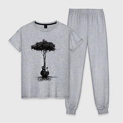 Женская пижама Гитарное дерево