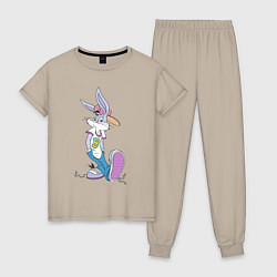 Женская пижама Bugs Bunny in the sneakers