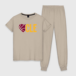 Женская пижама Love Cleveland