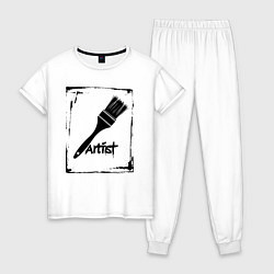 Женская пижама Кисть художника