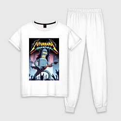 Женская пижама Рок гитарист Бендер из группы Футурама