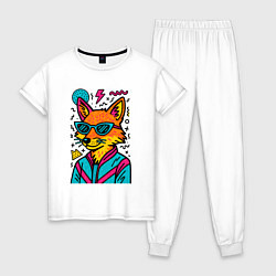 Женская пижама Лиса поп арт
