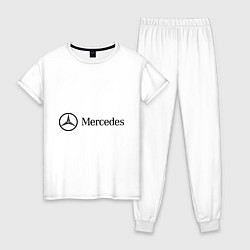 Женская пижама Mercedes Logo
