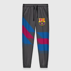 Брюки женские Barcelona FC: Dark style, цвет: 3D-принт