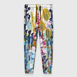 Женские брюки Watercolor Flowers
