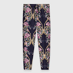 Женские брюки Узор из цветов