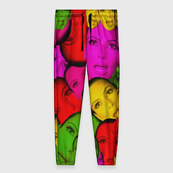 Брюки женские Crazy Kim Kardashian, цвет: 3D-принт
