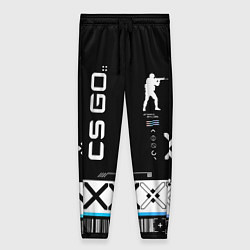 Брюки женские Поток информации СS:GO, цвет: 3D-принт