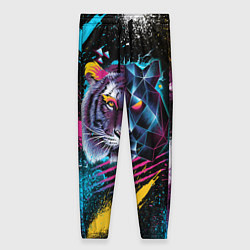 Женские брюки Забрызганный тигр