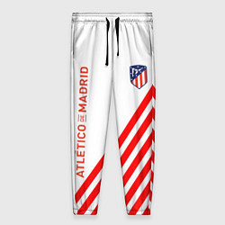 Женские брюки Atletico madrid красные полосы