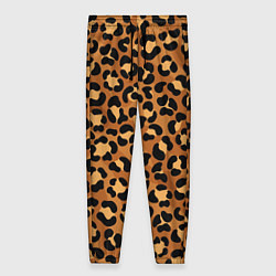 Брюки женские Леопардовый цвет, цвет: 3D-принт