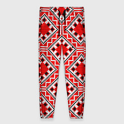 Женские брюки Белорусская вышивка - орнамент