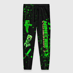 Брюки женские Minecraft - разный крипер, цвет: 3D-принт
