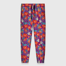 Женские брюки Цветочная геометрия