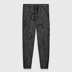 Женские брюки Abstraction hexagon grey