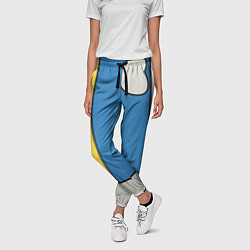 Брюки женские Абстракция в стиле модерн, цвет: 3D-принт — фото 2