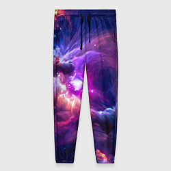 Женские брюки Небула в космосе в фиолетовых тонах - нейронная се