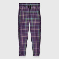 Женские брюки Джентльмены Шотландка темно-фиолетовая