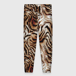 Брюки женские Меховая шкура тигра, цвет: 3D-принт