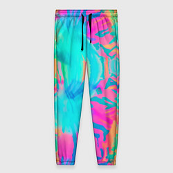 Женские брюки Кислотный тай-дай: паттерн