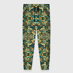 Женские брюки Мозаика из самоцветов