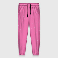 Женские брюки Нежный розовый кружочки