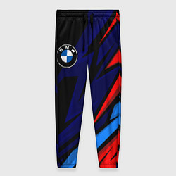 Брюки женские BMW - m colors and black, цвет: 3D-принт