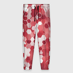 Женские брюки Кибер Hexagon Красный