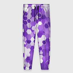 Женские брюки Кибер Hexagon Фиолетовый