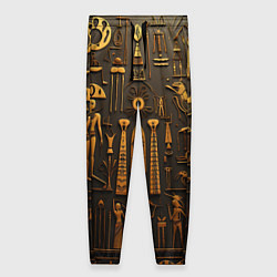 Женские брюки Арт в стиле египетских письмен