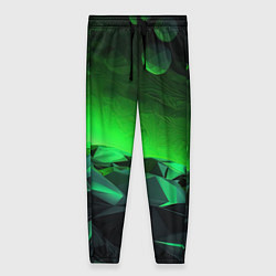Женские брюки Абстрактное эхо зелени