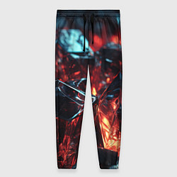 Женские брюки Прозрачные абстрактные камни