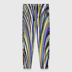 Женские брюки Струйчатый перламутровый узор