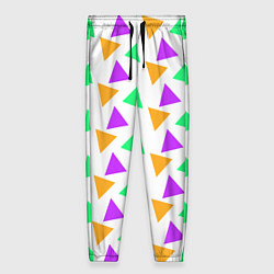 Женские брюки Яркие треугольники