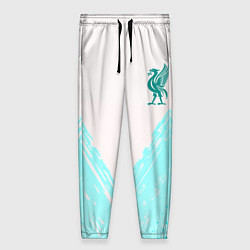 Брюки женские Liverpool logo texture fc, цвет: 3D-принт
