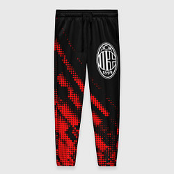 Брюки женские AC Milan sport grunge, цвет: 3D-принт