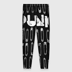 Брюки женские Punk pins, цвет: 3D-принт