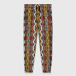 Женские брюки Оранжевые африканские волны