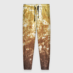 Женские брюки Абстракция - yellow sad weather