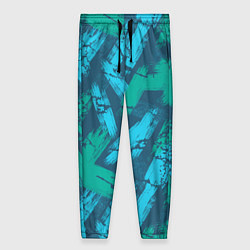 Женские брюки Абстракция узорчатая кисть