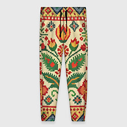 Женские брюки Славянский узор и орнамент