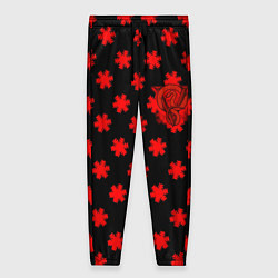 Брюки женские Bullet for my valentine pattern, цвет: 3D-принт