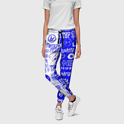 Брюки женские Twenty one pilots лого, цвет: 3D-принт — фото 2