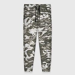 Брюки женские Фактурный камуфляж, цвет: 3D-принт