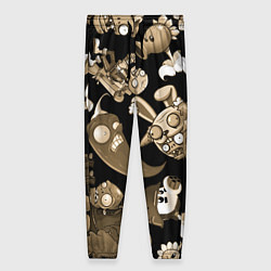 Женские брюки Растения против зомби в бежевом цвете