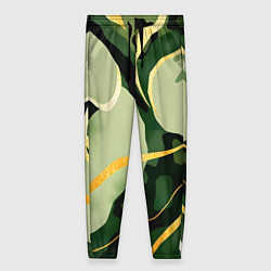 Женские брюки Зеленый природный паттерн