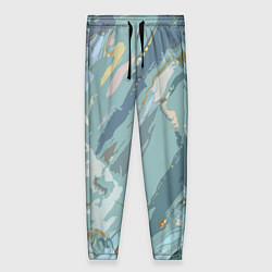 Женские брюки Холодный голубой абстракция