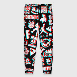 Брюки женские Fortnite glitch game, цвет: 3D-принт